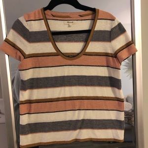 Madewell Striped Cotton Tee